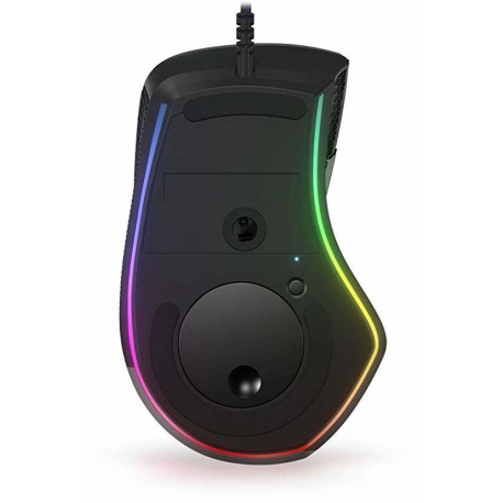 Lenovo Legion M500 RGB Gaming Mouse - Mouse - ergonomic - right-handed - optical - 7 buttons - wired - USB - black, iron grey - for IdeaCentre 5 14; IdeaCentre AIO 3 24; 3 27; IdeaPad 1 14; 3 14; 5 14; 5 Pro 14; V15 - 8