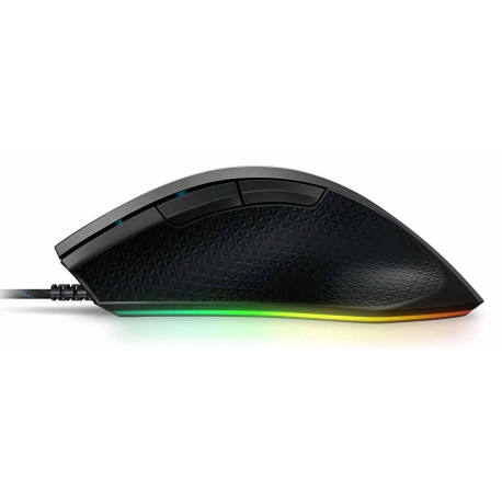 Lenovo Legion M500 RGB Gaming Mouse - Mouse - ergonomic - right-handed - optical - 7 buttons - wired - USB - black, iron grey - for IdeaCentre 5 14; IdeaCentre AIO 3 24; 3 27; IdeaPad 1 14; 3 14; 5 14; 5 Pro 14; V15 - 10