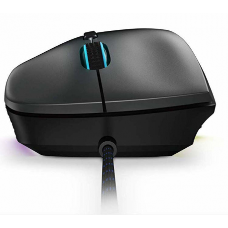 Lenovo Legion M500 RGB Gaming Mouse - Mouse - ergonomic - right-handed - optical - 7 buttons - wired - USB - black, iron grey - for IdeaCentre 5 14; IdeaCentre AIO 3 24; 3 27; IdeaPad 1 14; 3 14; 5 14; 5 Pro 14; V15 - 11
