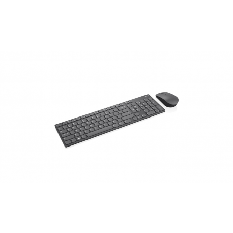 Lenovo Professional Ultraslim Combo - Keyboard and mouse set - wireless - 2.4 GHz - QWERTY - US / Europe - iron grey - for ThinkCentre M90; M90n-1 IoT; ThinkPad P73; X1 Carbon (7th Gen); X1 Extreme (2nd Gen) - 8