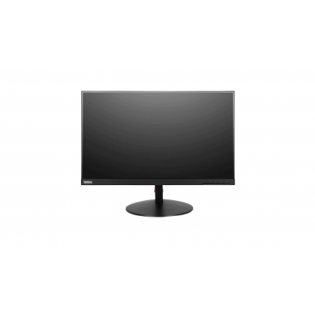Lenovo ThinkVision T24i-19 - LED monitor - 23.8" (23.8" viewable) - 1920 x 1080 Full HD (1080p) @ 60 Hz - IPS - 250 cd / m² - 1000:1 - 4 ms - HDMI, VGA, DisplayPort - speakers - raven black - 3