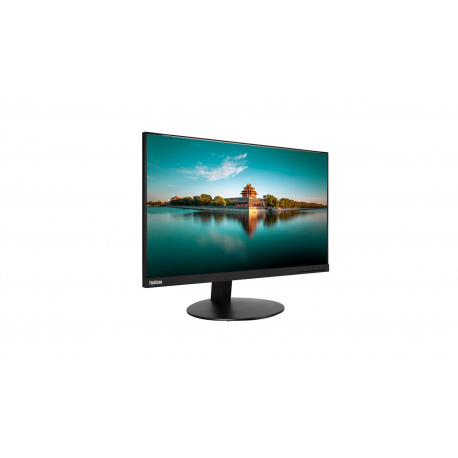 Lenovo ThinkVision T24i-19 - LED monitor - 23.8" (23.8" viewable) - 1920 x 1080 Full HD (1080p) @ 60 Hz - IPS - 250 cd / m² - 1000:1 - 4 ms - HDMI, VGA, DisplayPort - speakers - raven black - 5