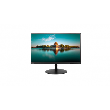 Lenovo ThinkVision T24i-19 - LED monitor - 23.8" (23.8" viewable) - 1920 x 1080 Full HD (1080p) @ 60 Hz - IPS - 250 cd / m² - 1000:1 - 4 ms - HDMI, VGA, DisplayPort - speakers - raven black - 6