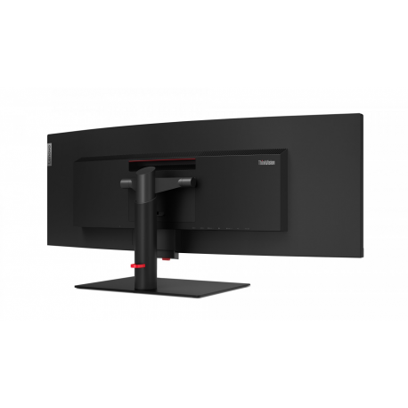 Lenovo ThinkVision P44w-10 - LED monitor - curved - 44" (43.4" viewable) - 3840 x 1200 @ 144 Hz - VA - 450 cd / m² - 3000:1 - DisplayHDR 400 - 4 ms - 2xHDMI, DisplayPort, 2xUSB-C - speakers - raven black - 10