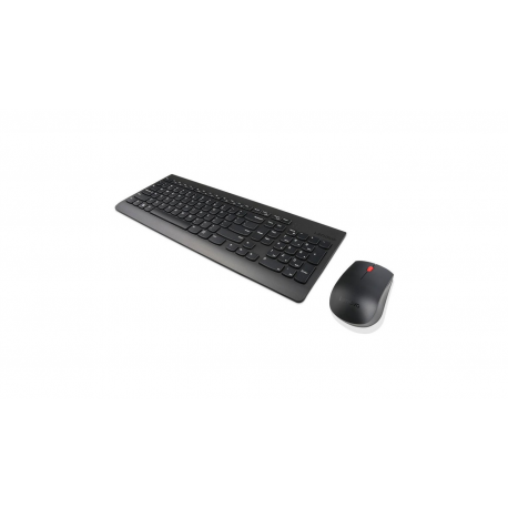 Lenovo Essential Wireless Combo - Keyboard and mouse set - wireless - 2.4 GHz - US - for ThinkCentre M75q Gen 2; M75s Gen 2; M75t Gen 2; M90q Gen 2; ThinkStation P340 - 0