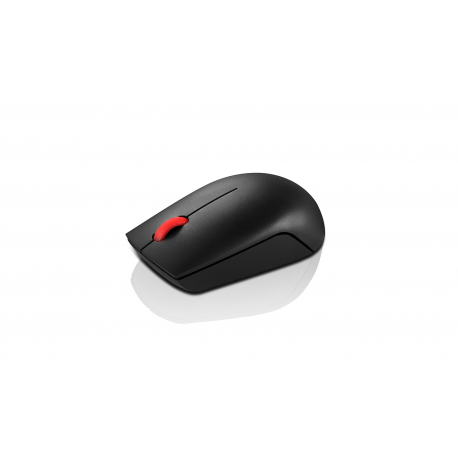 Lenovo Essential Compact - Mouse - right and left-handed - 3 buttons - wireless - 2.4 GHz - USB wireless receiver - black - OEM - for ThinkCentre M80t Gen 3; ThinkCentre neo 50; ThinkPad T14s Gen 3; V50t Gen 2-13 - 1