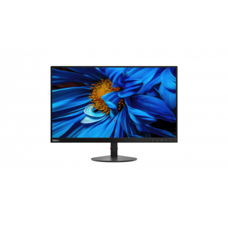 Lenovo ThinkVision S24e-10 - LED monitor - 24" (23.8" viewable) - 1920 x 1080 Full HD (1080p) @ 60 Hz - 3000:1 - 4 ms - HDMI, VGA - raven black - 7