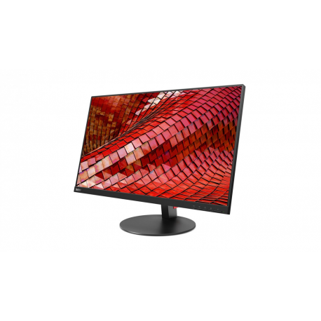 Lenovo ThinkVision T27i-10 - LED monitor - 27" - 1920 x 1080 Full HD (1080p) @ 75 Hz - IPS - 250 cd / m² - 1000:1 - 6 ms - HDMI, VGA, DisplayPort - raven black - 3