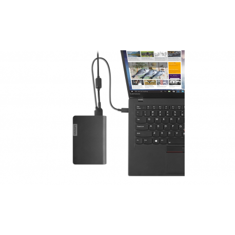 Lenovo Laptop Power Bank - External battery pack - 1 x 14000 mAh 48 Wh - gun metal - 8
