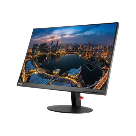Lenovo ThinkVision T24d-10 - LED monitor - 24" - 1920 x 1200 WUXGA - IPS - 300 cd / m² - 1000:1 - 4 ms - HDMI, VGA, DisplayPort - black - 1