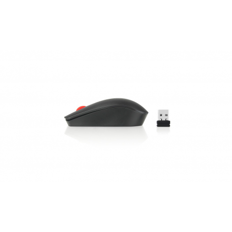 Lenovo ThinkPad Essential Wireless Mouse - Mouse - laser - 3 buttons - wireless - 2.4 GHz - USB wireless receiver - for ThinkCentre M80t Gen 3; ThinkCentre neo 50; ThinkPad T14s Gen 3; V50t Gen 2-13 - 1