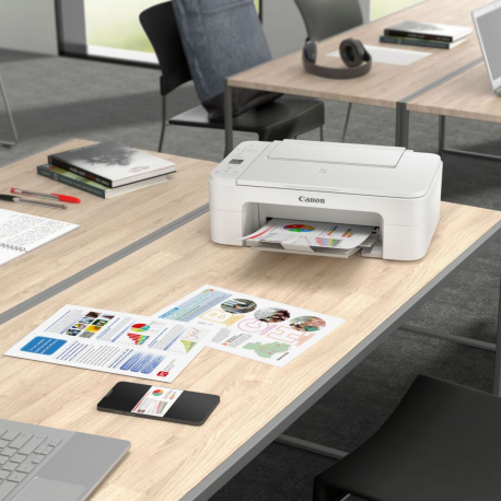 Canon PIXMA TS3351 3771C026 Colour, Inkjet, Multifunction Printer, A4, Wi-Fi, White