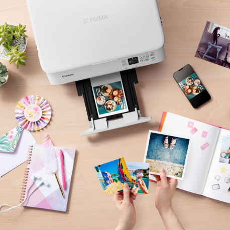 Canon PIXMA TS5351 EUR WHITE 3773C026 Colour, Inkjet, Multifunction Printer, A4, Wi-Fi, White