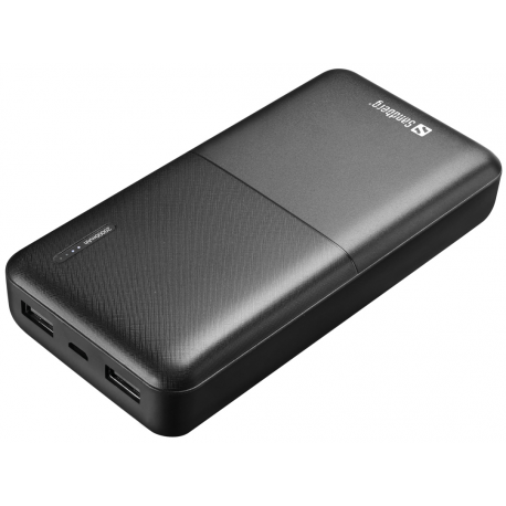 Sandberg SAVER - Power bank - 20000 mAh - 2.4 A - 2 output connectors (USB) - 2