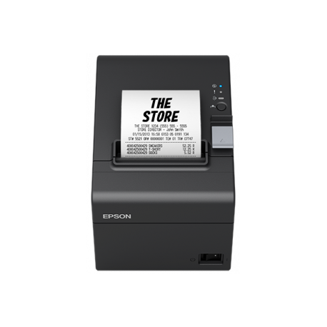Epson TM T20III - Receipt printer - thermal line - Roll (7.95 cm) - 203 x 203 dpi - up to 250 mm / sec - USB 2.0, serial - cutter - black - 0