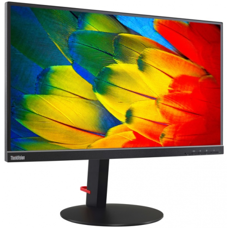 Lenovo ThinkVision T24m-10 - LED monitor - 24" (23.8" viewable) - 1920 x 1080 Full HD (1080p) - IPS - 250 cd / m² - 1000:1 - 6 ms - HDMI, DisplayPort, USB-C - raven black - 0