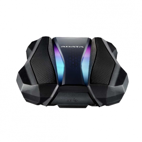 ADATA HD770G - Hard drive - encrypted - 1 TB - external (portable) - USB 3.2 Gen 1 - 256-bit AES - black - 4