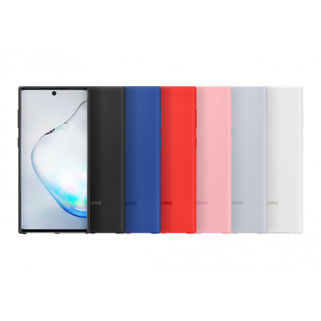 Samsung Silicone Cover EF-PN970 - Back cover for mobile phone - silicone - black - for Galaxy Note10, Note10 (Unlocked) - 4