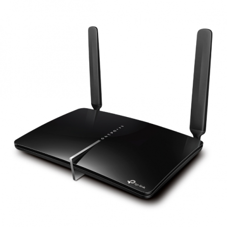 TP-Link Archer MR600 4G+ Cat6 AC1200 Wireless Dual Band - Wireless router - WWAN - 3-port switch - GigE - 802.11a / b / g / n / ac - Dual Band - 1