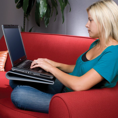 Targus Lap Chill Mat - Notebook cooling pad - 15" - 17" - grey, black - 7