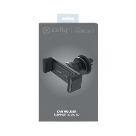 Celly MountVent - Car holder for mobile phone - up to 6.5" - black - 4
