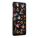 Huawei - Back cover for mobile phone - thermoplastic polyurethane (TPU) - flower black - for Huawei P30 lite