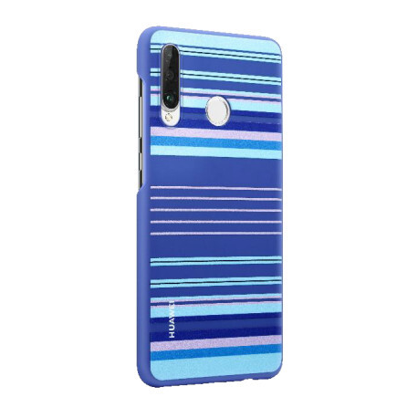 Huawei - Back cover for mobile phone - thermoplastic polyurethane (TPU) - blue lines - for Huawei P30 lite - 0