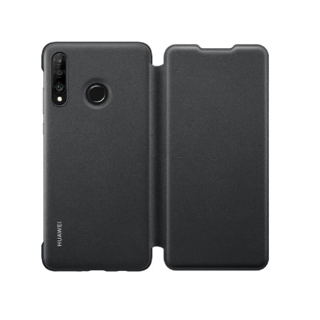 Huawei Wallet - Flip cover for mobile phone - black - for Huawei P30 lite - 4