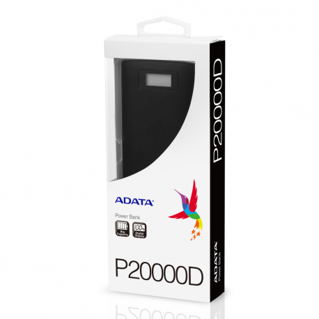 ADATA P20000D Power Bank, 20000mAh, LED flashlight, yellow