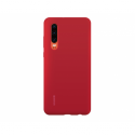Huawei Car case - Back cover for mobile phone - silicone, magnet - red - for Huawei P30