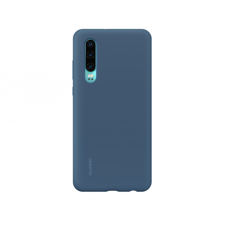 Huawei Car case - Back cover for mobile phone - silicone, magnet - blue - for Huawei P30 - 0