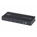 ATEN CS724KM USB Boundless KM Switch - Keyboard/mouse/USB/audio switch - 4 x keyboard/mouse/USB/audio - 1 local user - desktop