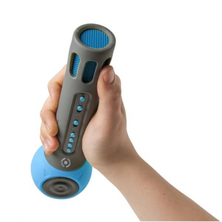 CELLY BT MICROPHONE WITH SPEAKER BLUE