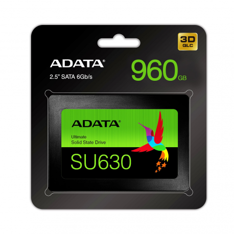 ADATA Ultimate SU630 - SSD - 960 GB - internal - 2.5" - SATA 6Gb / s - 5