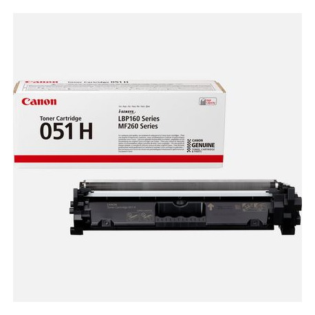Canon 051 H - High capacity - black - original - toner cartridge - for imageCLASS MF264, MF267, MF269; i-SENSYS MF264, MF267, MF269; Satera LBP161, LBP162 - 4