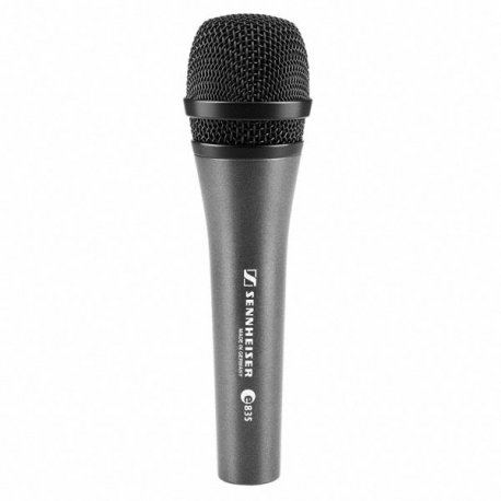 SENNHEISER 3PACK E835, MICROPHONE SET WITH 3X E 835, VOCAL MICROPHONE, DYNAMIC, CARDIOID, INCLUDING MICROPHONE BRACKET AND CASES