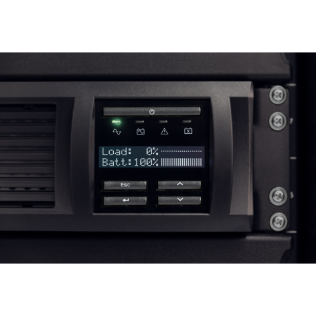 APC Smart-UPS SMT 2200VA LCD RM with SmartConnect - UPS (rack-mountable  /  external) - AC 230 V - 1980 Watt - 2200 VA - RS-232, USB - output connectors: 9 - 2U - for P / N: AR3003, AR3003SP, AR3006, AR3006SP, AR3103, AR3103SP, AR3106, AR3106SP, AR9300SP - 7