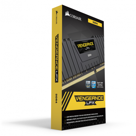CORSAIR Vengeance LPX - DDR4 - module - 8 GB - DIMM 288-pin - 3000 MHz / PC4-24000 - CL16 - 1.35 V - unbuffered - non-ECC - black - 3