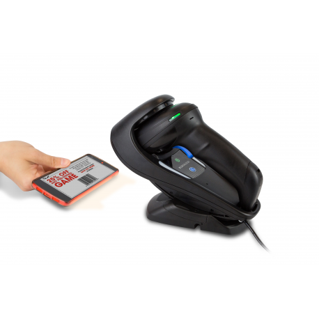 Datalogic Gryphon I GD4590 - High Density (HD) - barcode scanner - handheld - 2D imager - decoded - keyboard wedge, RS-232, USB - 6