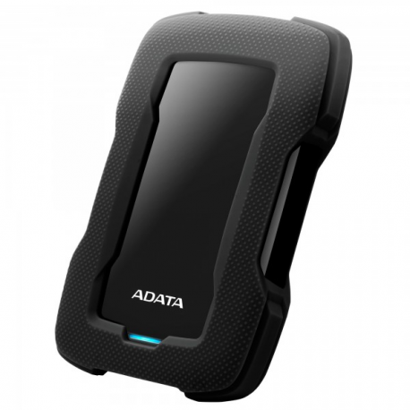 ADATA HD330 - Hard drive - 1 TB - external (portable) - USB 3.1 - 256-bit AES - black - 1