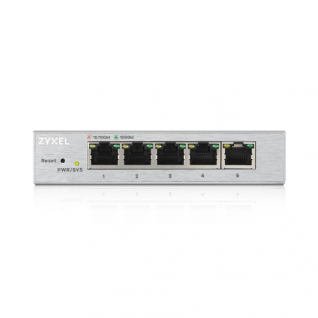 Zyxel GS1200-5 - Switch - Managed - 5 x 10 / 100 / 1000 - desktop - 2