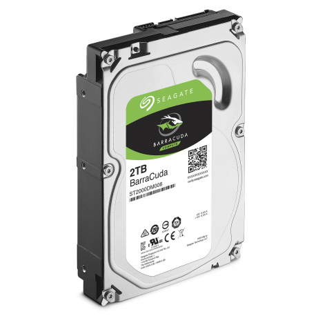 Seagate Barracuda ST2000DM008 - Hard drive - 2 TB - internal - 3.5" - SATA 6Gb / s - 7200 rpm - buffer: 256 MB - 2