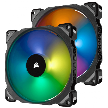 Corsair ML Pro RGB 140 Two Fan Kit High Static Pressure 4 pin