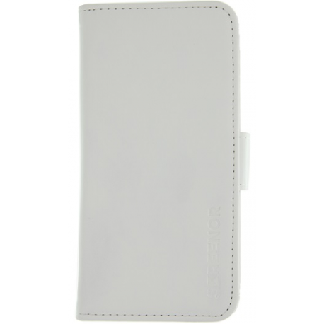 Screenor Smart Wallet Case - Flip cover for mobile phone - polycarbonate, leatherette - white - for Apple iPhone 6, 6s, 7, 8, SE (2nd generation) - 0