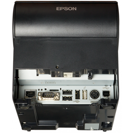 Epson TM-T88VI-iHub, USB, RS232, Ethernet, ePOS, black