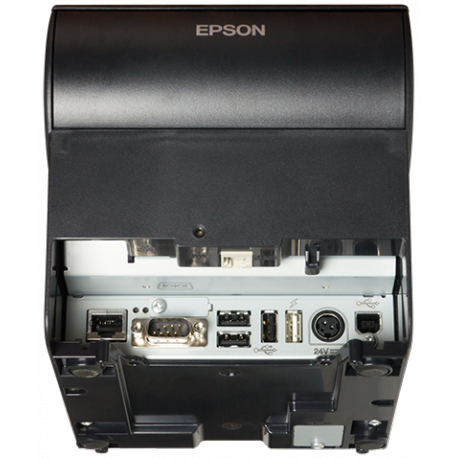 Epson TM-T88VI-iHub, USB, RS232, Ethernet, ePOS, black