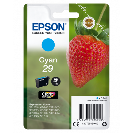 Epson SGLPCK CYAN 29 HOME INK (CYAN STANDARD)