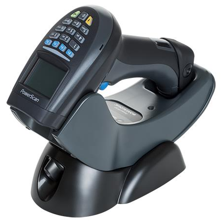 PowerScan Retail PM9500, 433MHz, USB Kit, Black, Rem Batt (Kit inc. PM9500-BK-433-RT, BC9030-BK-433-BP, 8-0935 AND CAB-438.)