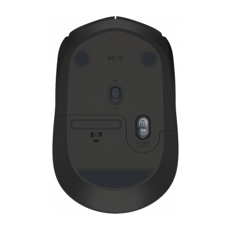 Logitech M170 - Mouse - wireless - 2.4 GHz - USB wireless receiver - 3