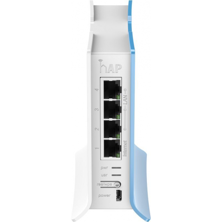 MikroTik RouterBOARD hAP lite - Wireless router - 4-port switch - 802.11b / g / n - 2.4 GHz - 1
